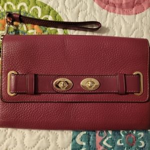 Coach organizer wristlet